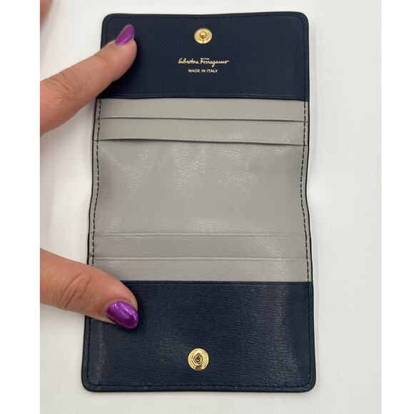 Salvatore Ferragamo Compact Wallet NIB - Picture 4 of 12